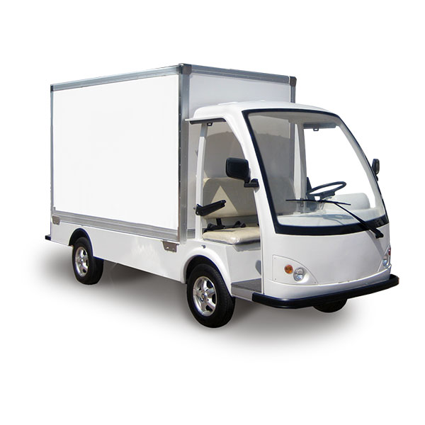 electric cargo truck with stainless steel box